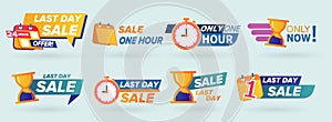 Sale countdown badges