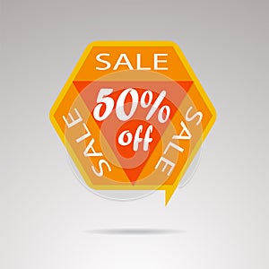 Sale discount icons. Discount offer price label, symbol for advertising campaign in retail, sale promo marketing, %. Special