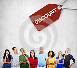 Sale Discount Label Tag Commerce Concept