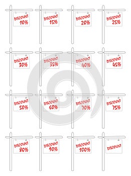 Sale and Discount labels