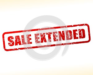 Sale extended text buffered