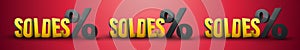 Sale in French : Soldes