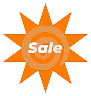 Orange Sale Burst