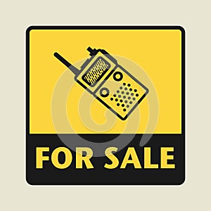 For Sale icon or sign