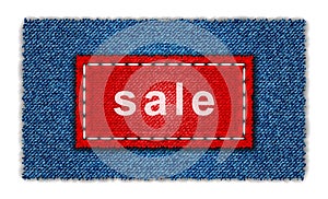Sale jeans background