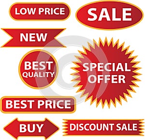 Sale labels