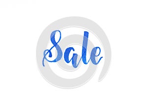 Sale - navy blue inscription hand lettering