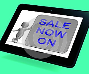 Sale On Now Tablet Shows Product Specials And Lower Prices