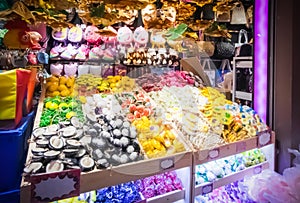 Sale of objects of arts and crafts in souvenir shops in Terminal 21 Department Store