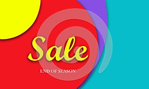 Sale offer banner end of season