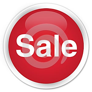 Sale premium red round button