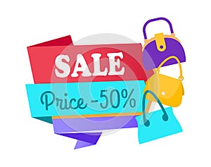 Sale Price 50 Half Special Offer Label Discount