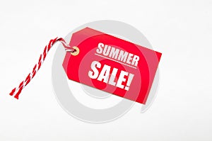 Sale price reduction tag for discounts