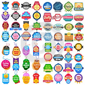 Sale and Promotion label tag sticker for Advertisement