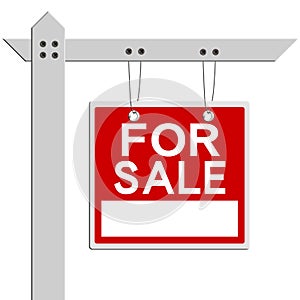 For sale real estate sign