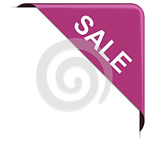 SALE - ribbon banneron white background