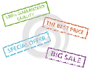 Sale rubber stamps