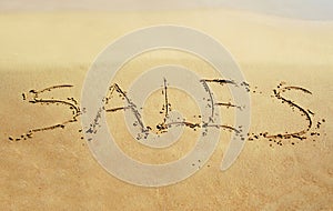 Sale on sand