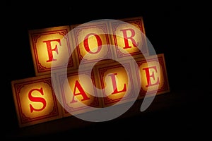 For sale sign