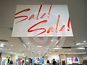 Sale sign