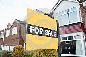 For Sale Sign on a House