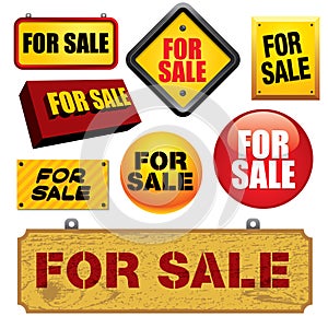 For Sale signs