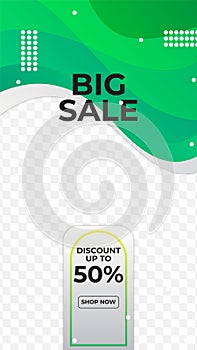 Sale special offer discount social media stories template. Dynamic modern sale banners for social media stories sale, web page,