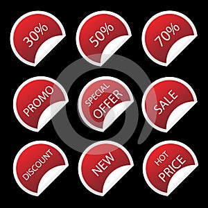 Sale stickers