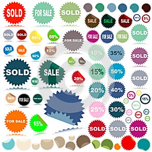 Sale stickers