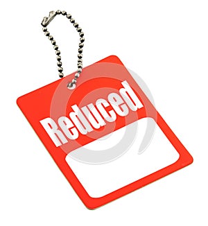 Sale tag with copy space