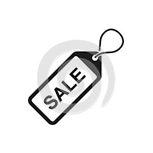 Sale Tag icon, vector isolated discount label simple symbol