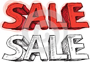 Sale text