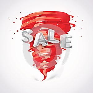 Sale with tornado