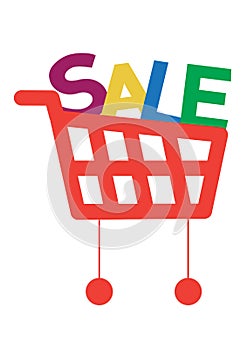 SALE trolley shopping cart