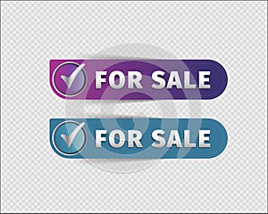 For Sale Vector File EPS