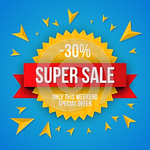 Sale vector, special offer