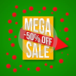 Sale vector, special offer