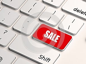 sale word on computer keyboard, concept of for sale someone