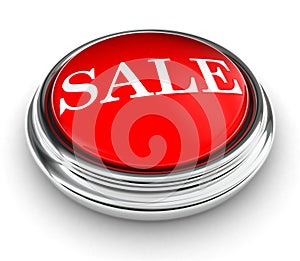 Sale word on red push button