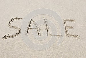 Sale Written in Sand