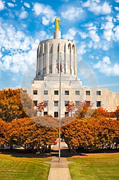 Salem, Oregon, USA at the State Capitol