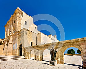 Salento. Apulia Puglia Italy. Santa Maria di Leuca. Santuario di Santa Maria de Finibus Terrae