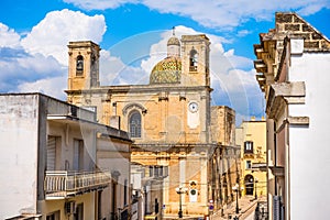 Salento Taurisano church Transfigurazion Lecce Apulia Italy