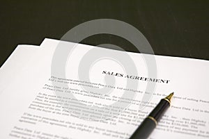 Sales agreement