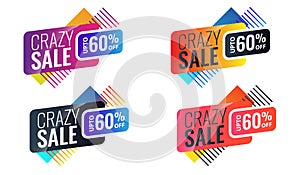 Sales Banner design - vector