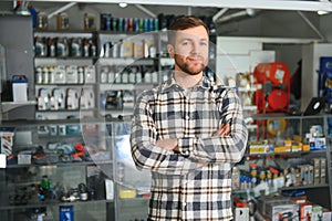 sales consultant in a car parts and accessories store