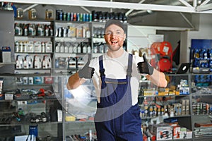 sales consultant in a car parts and accessories store