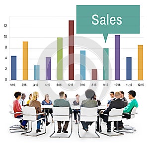 Sales Finance Selling Inventory Data Concept