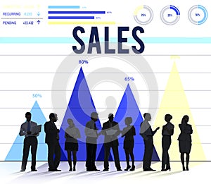 Sales Financial Accounting Banking Economy Concept