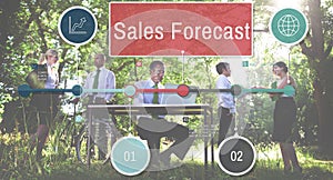 Sales Forecast Planning Strategy Business Concept